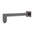 Phoenix Lexi Shower Arm 400mm Square Brushed Carbon