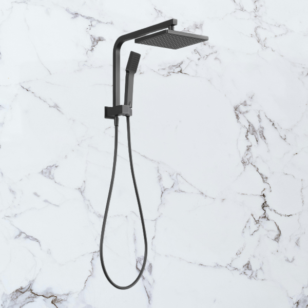 Phoenix Lexi Compact Twin Shower Matte Black