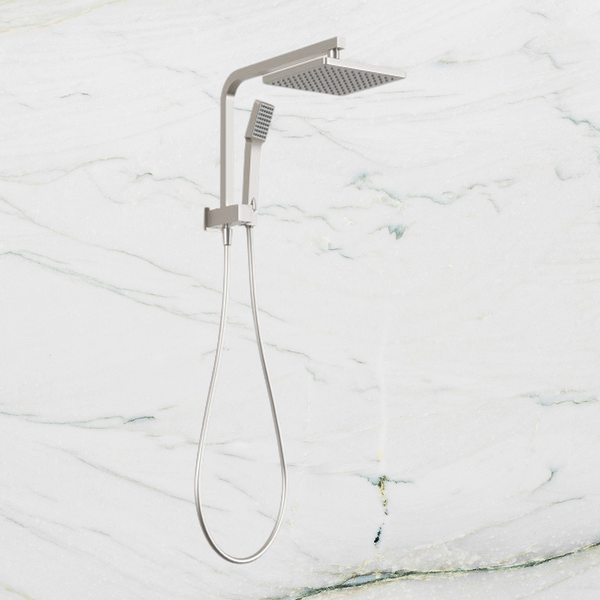 Phoenix Lexi Compact Twin Shower Brushed Nickel