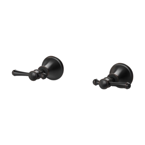 Phoenix Nostalgia Lever Wall Top Assemblies Antique Black