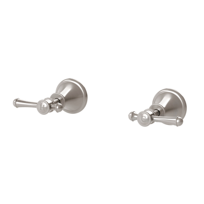 Phoenix Nostalgia Lever Wall Top Assemblies Lead Free Brushed Nickel