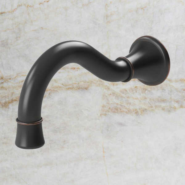 Phoenix Nostalgia Basin / Bath Outlet 180mm Shepherds Crook Antique Black