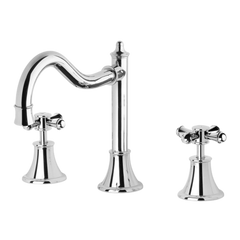 Phoenix Nostalgia Basin Set Shepherds Crook Chrome Lead Free
