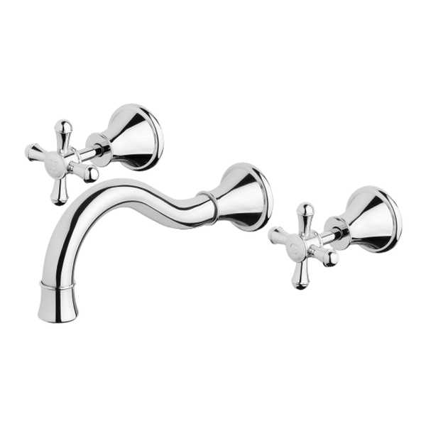 Phoenix Nostalgia Basin / Bath Set 180mm Shepherds Crook Chrome