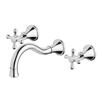 Phoenix Nostalgia Basin / Bath Set 180mm Shepherds Crook Chrome