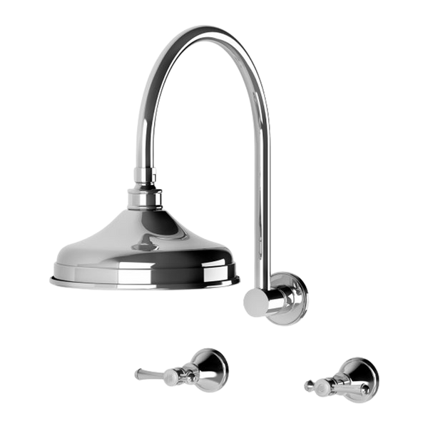 Phoenix Nostalgia Lever Shower Set Chrome