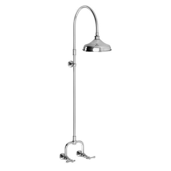 Phoenix Nostalgia Lever Exposed Shower Set Chrome
