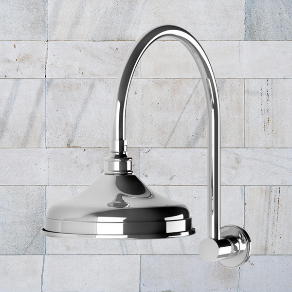 Phoenix Nostalgia Vintage Shower Arm & Rose Chrome