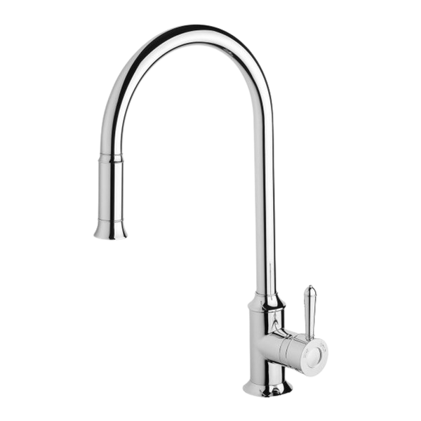 Phoenix Nostalgia Pull Out Sink Mixer 230mm Chrome
