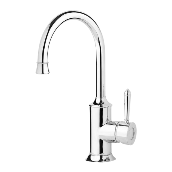 Phoenix Nostalgia Sink Mixer 160mm Gooseneck Chrome
