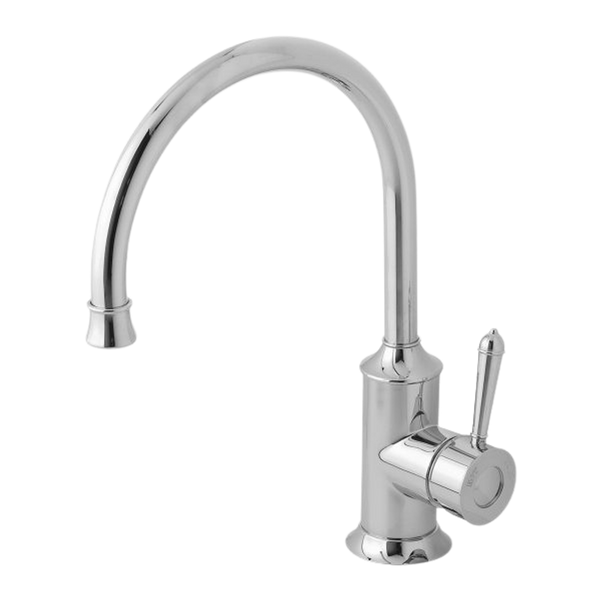 Phoenix Nostalgia Sink Mixer 220mm Gooseneck Chrome