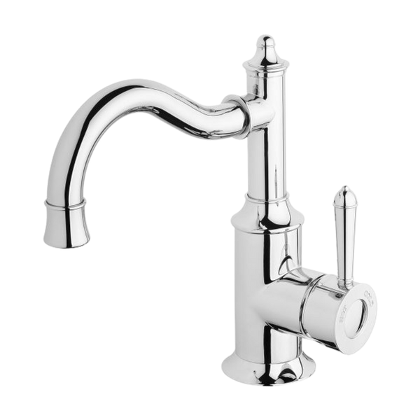 Phoenix Nostalgia Basin Mixer 160mm Shepherds Crook Chrome