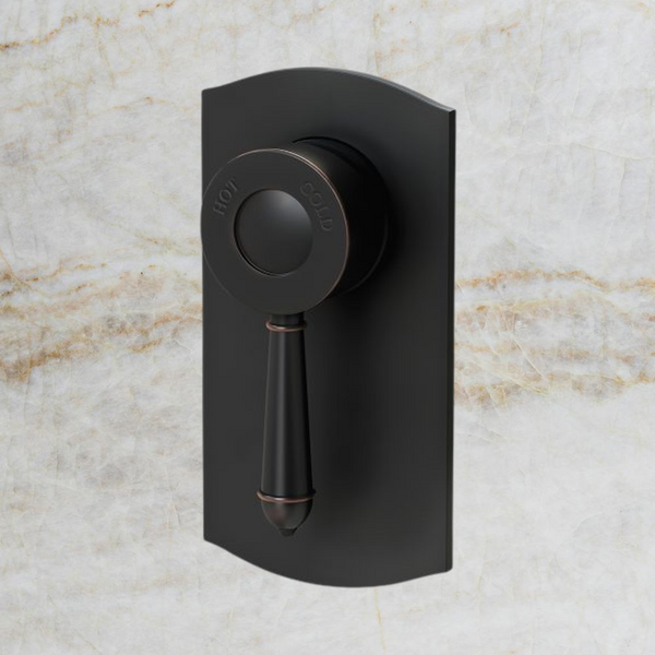 Phoenix Nostalgia Shower / Wall Mixer Antique Black