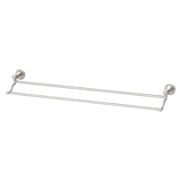 Phoenix Nostalgia Double Towel Rail 760mm Brushed Nickel