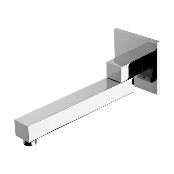 Phoenix Swivel Bath Outlet Squareline 200mm Chrome