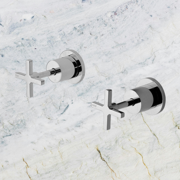 Phoenix Radii Wall Top Assemblies Chrome