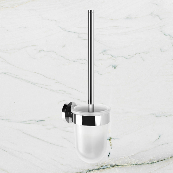 Phoenix Radii Toilet Brush & Holder Round Chrome