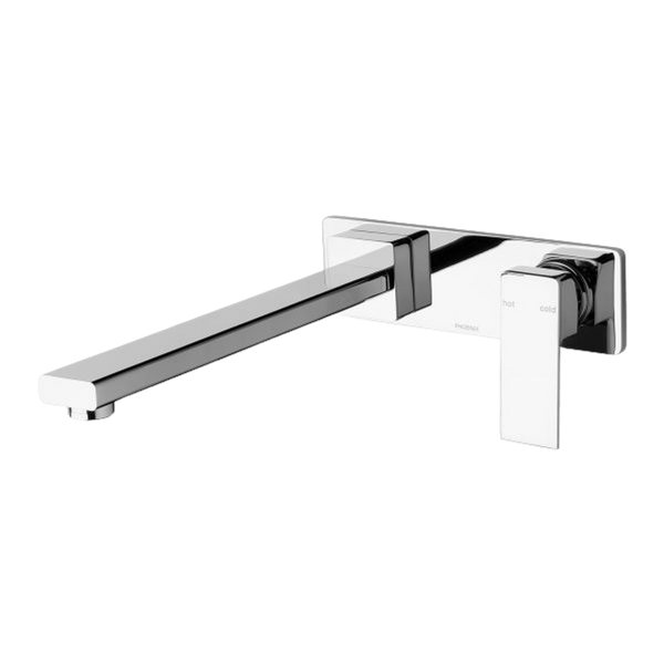 Phoenix Radii Wall Bath Mixer Set 280mm Chrome