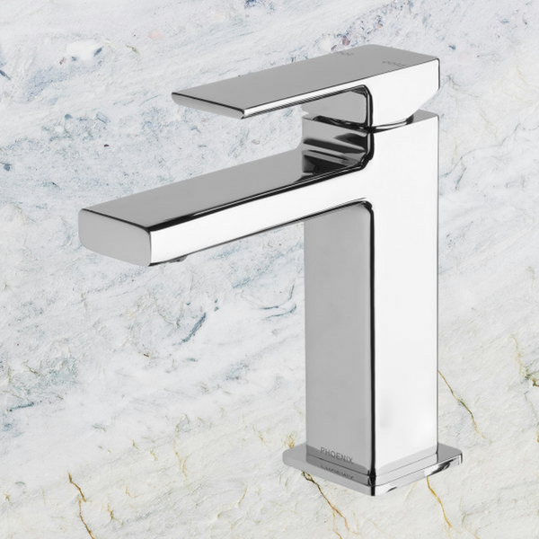 Phoenix Radii Basin Mixer Chrome