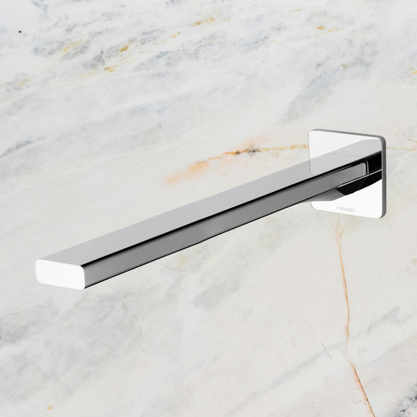 Phoenix Radii Wall Bath Outlet 280mm Chrome