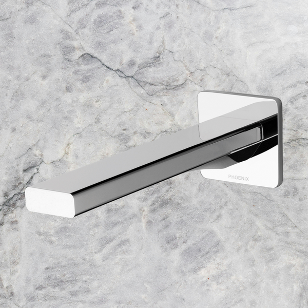 Phoenix Radii Wall Basin Outlet 200mm Chrome