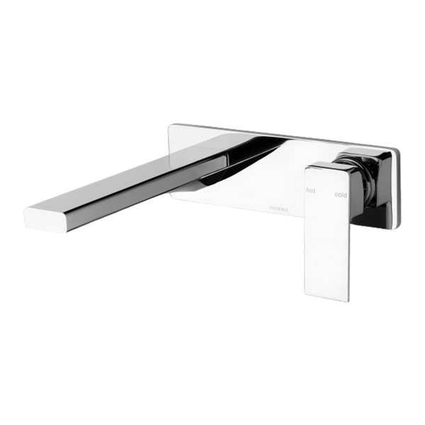 Phoenix Radii Wall Basin Mixer Set 200mm Chrome