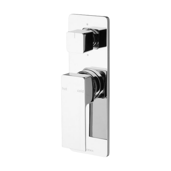 Phoenix Radii Shower / Bath Diverter Mixer Chrome