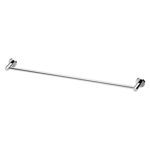 Phoenix Radii Single Towel Rail 800mm Round Plate Chrome