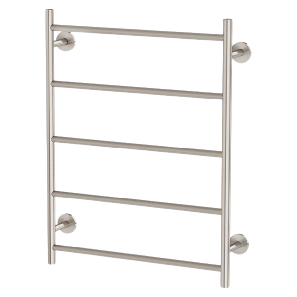 Phoenix Radii Towel Ladder 550 x 740mm Round Plate Brushed Nickel