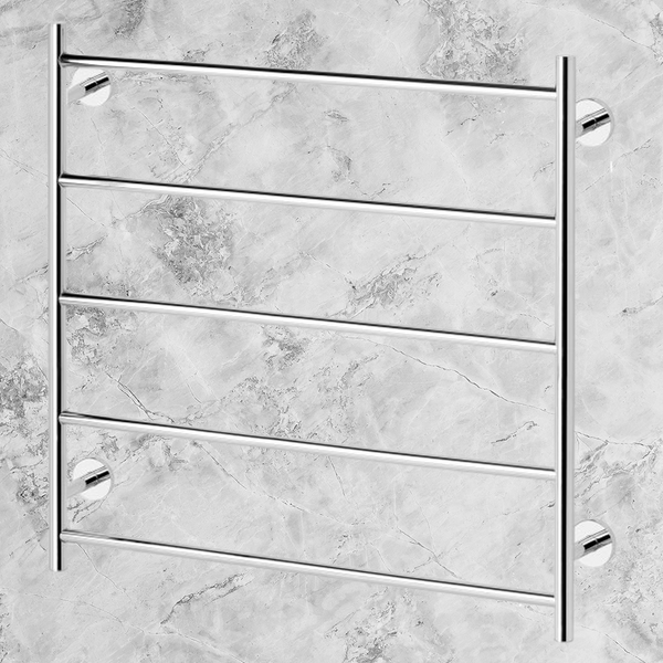 Phoenix Radii Towel Ladder 750 x 740mm Round Plate Chrome