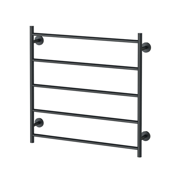 Phoenix Radii Heated Towel Ladder 750mm x 740mm Matte Black