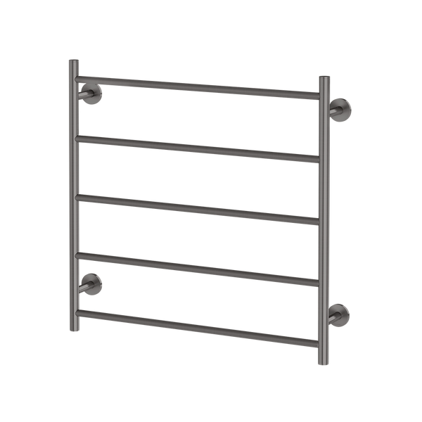 Phoenix Radii Heated Towel Ladder 750mm x 740mm Brushed Carbon