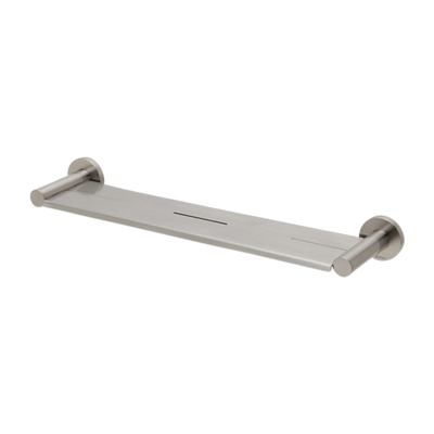 Phoenix Radii Metal Shelf Round Plate Brushed Nickel