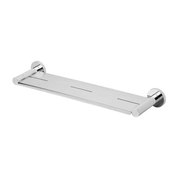 Phoenix Radii Metal Shelf Round Plate Chrome