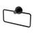 Phoenix Radii Hand Towel Holder Round Plate Matte Black