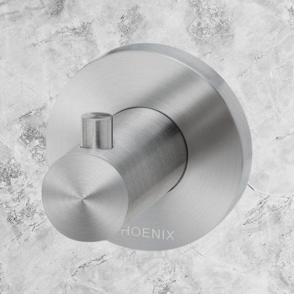 Phoenix Radii SS 316 Robe Hook Round Plate Stainless Steel