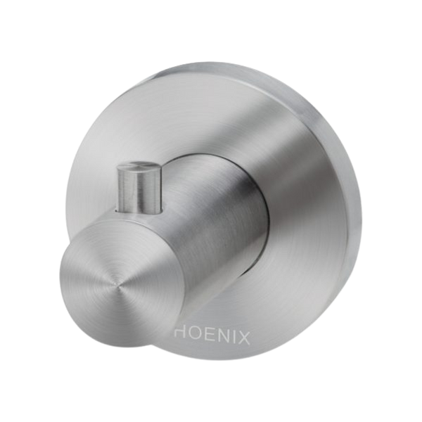 Phoenix Radii SS 316 Robe Hook Round Plate Stainless Steel
