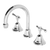 Phoenix Rhapsody Lever Basin Set  Chrome