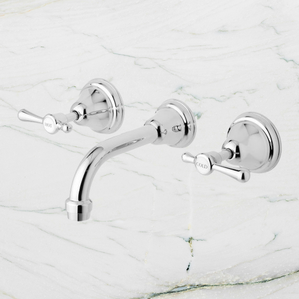 Phoenix Rhapsody Lever Bath Set Lead Free Chrome