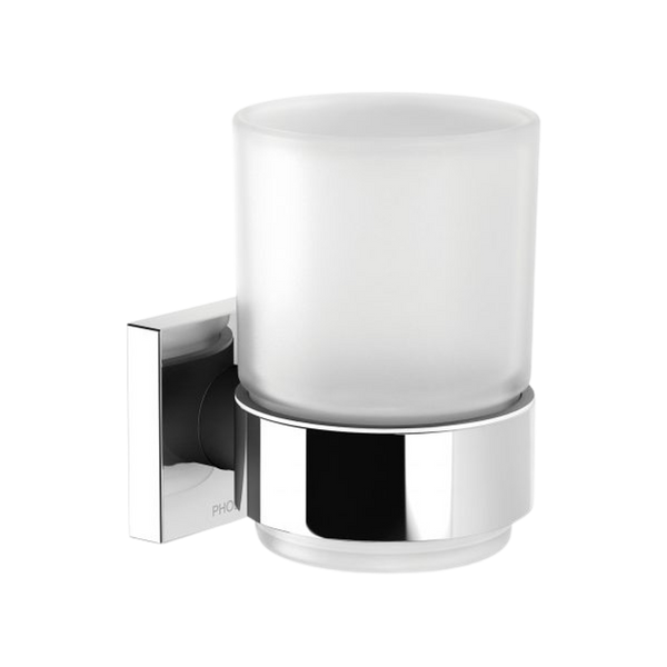 Phoenix Radii Tumbler & Holder Square Chrome