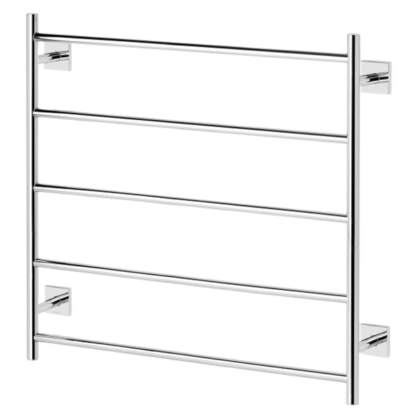 Phoenix Radii Towel Ladder 750 x 740mm Square Plate Chrome