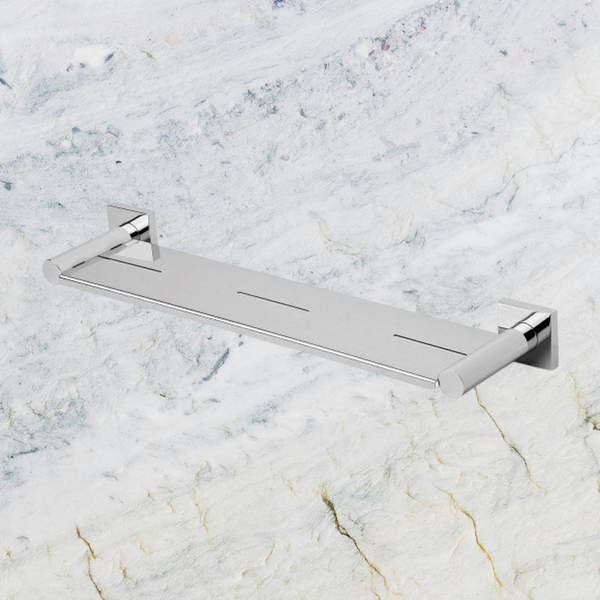 Phoenix Radii Metal Shelf Square Plate Chrome