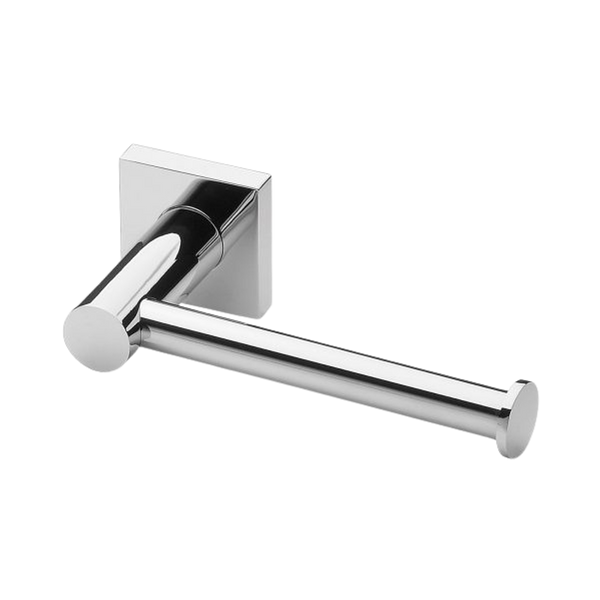 Phoenix Radii Toilet Roll Holder Square Plate Chrome