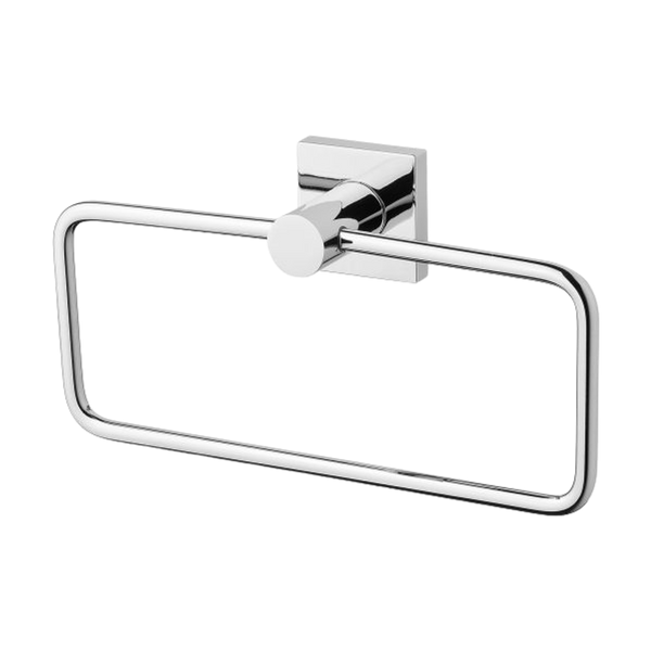Phoenix Radii Hand Towel Holder Square Plate Chrome