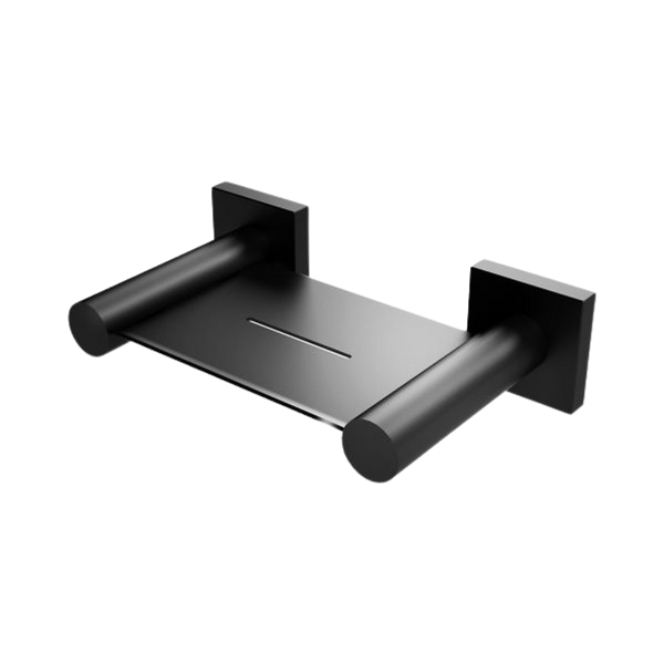 Phoenix Radii Soap Dish Square Plate Matte Black