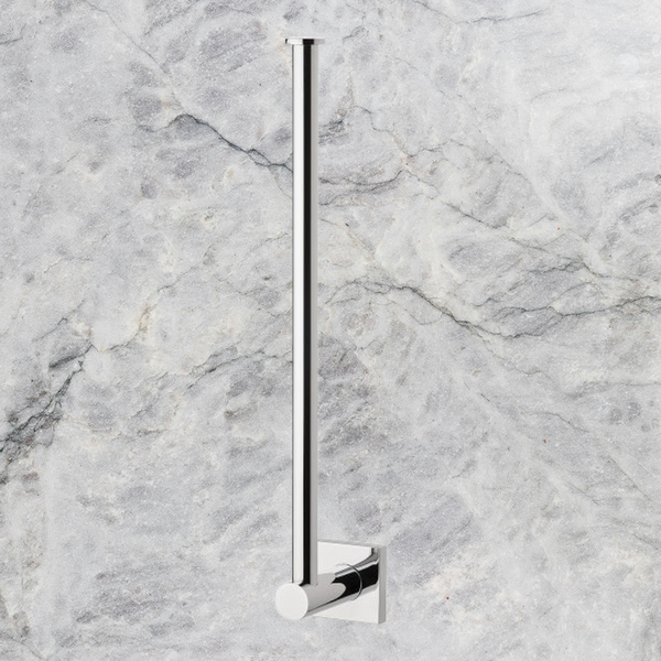 Phoenix Radii Spare Toilet Roll Holder Square Plate Chrome