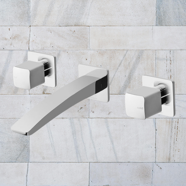 Phoenix Rush Wall Bath Set Chrome