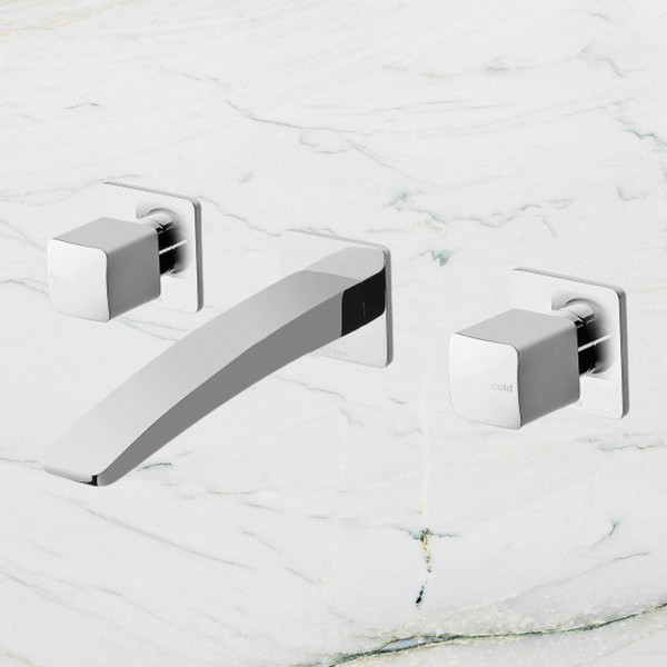 Phoenix Rush Wall Basin Set Chrome