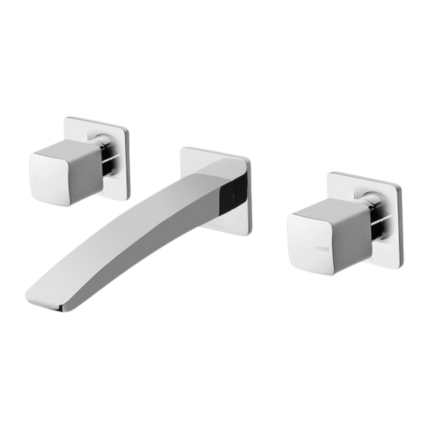 Phoenix Rush Wall Basin Set  Chrome