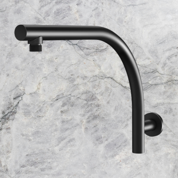 Phoenix Rush High-Rise Shower Arm Matte Black